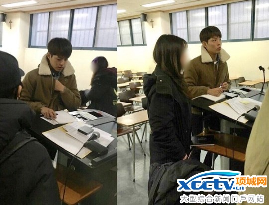 樸寶劍乖乖上學(xué) 認(rèn)真不輸同窗